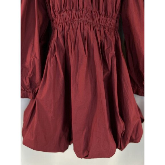 NWT Ulla Johnson Martine Dress in Bordeaux Deep Red $395 - Picture 5 of 14